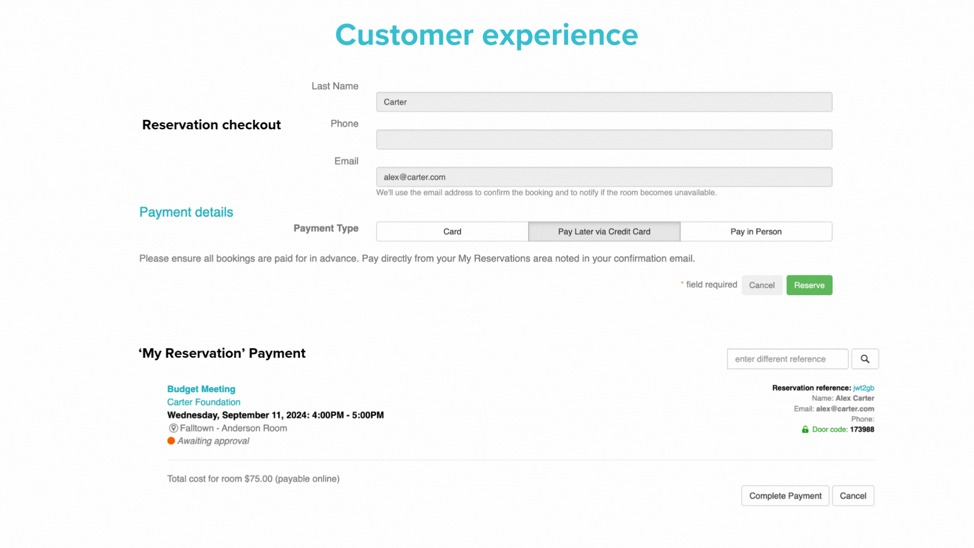 Customer-facing experience (2)