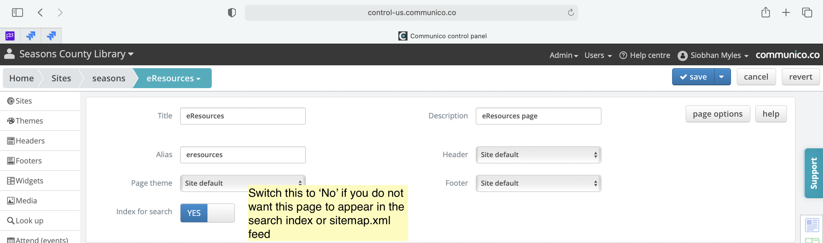 Create Sitemape Remove Page