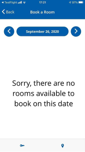 Roam's new on screen message