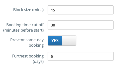 Schedule Configuration - Asset details