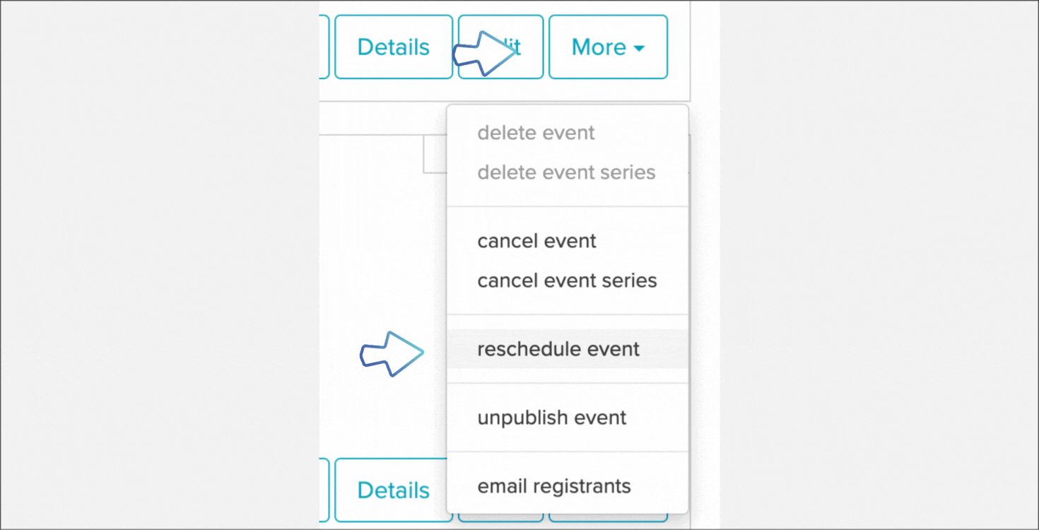 reschedule button
